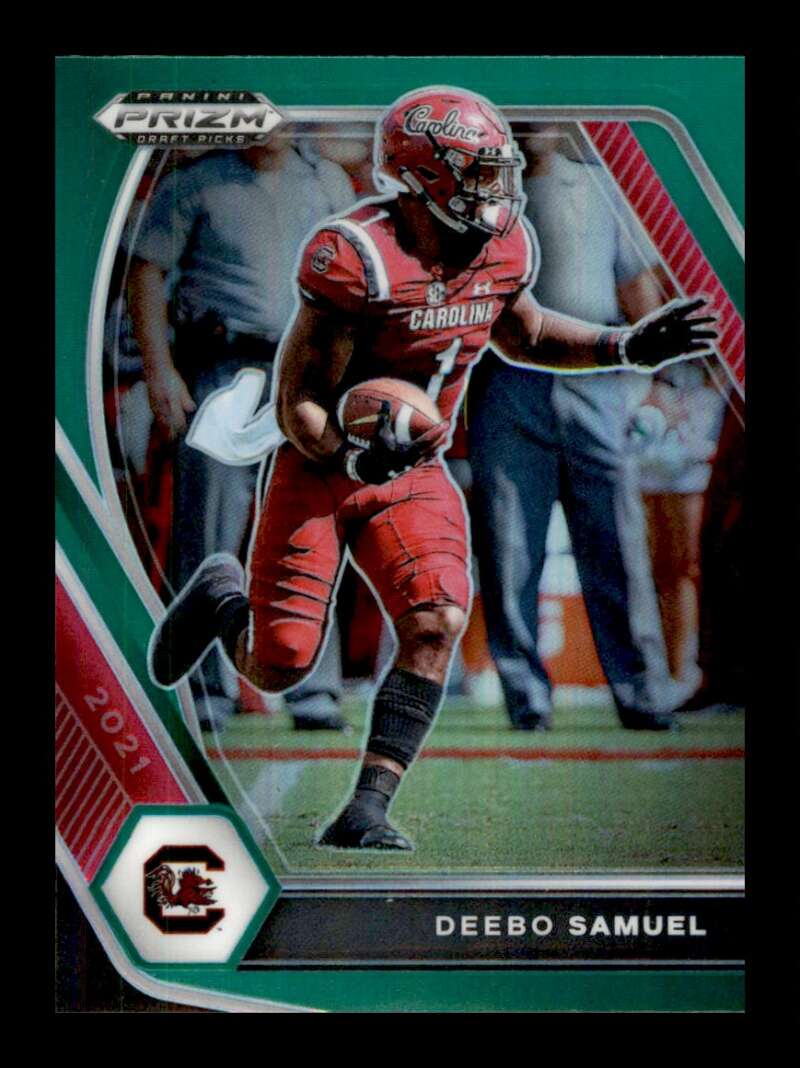 Load image into Gallery viewer, 2021 Panini Prizm Draft Green Prizm Deebo Samuel #69 South Carolina Gamecocks Image 1
