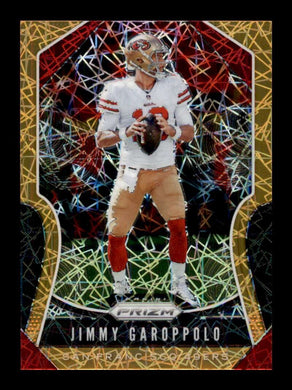 2019 Panini Prizm Lazer Prizm Jimmy Garoppolo 