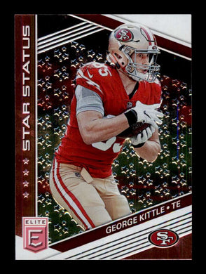 2019 Donruss Elite Star Status Pink George Kittle 