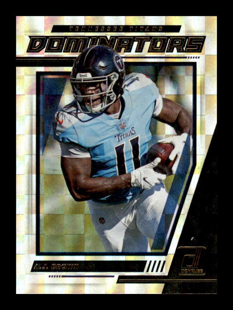 Load image into Gallery viewer, 2021 Donruss Dominators A.J. Brown #D37 Tennessee Titans Image 1
