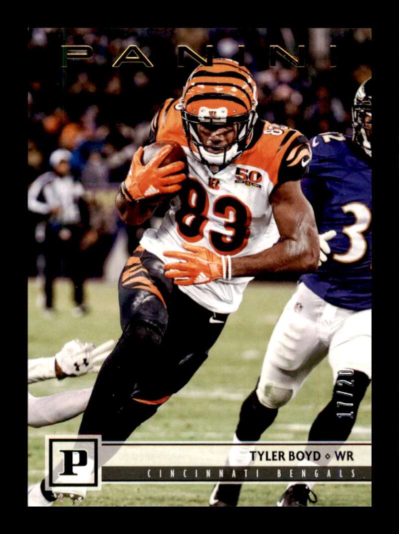 Load image into Gallery viewer, 2018 Panini Gold Knight Tyler Boyd #66 SP /20 Cincinnati Bengals Image 1
