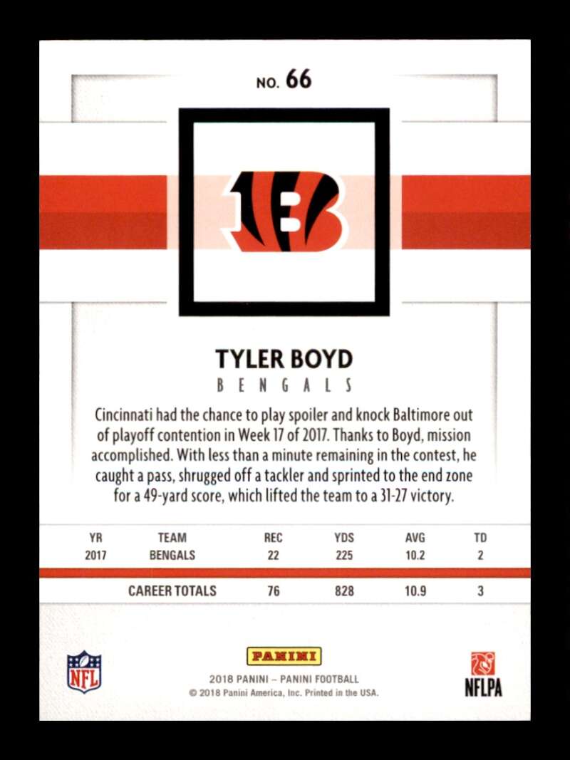 Load image into Gallery viewer, 2018 Panini Gold Knight Tyler Boyd #66 SP /20 Cincinnati Bengals Image 2
