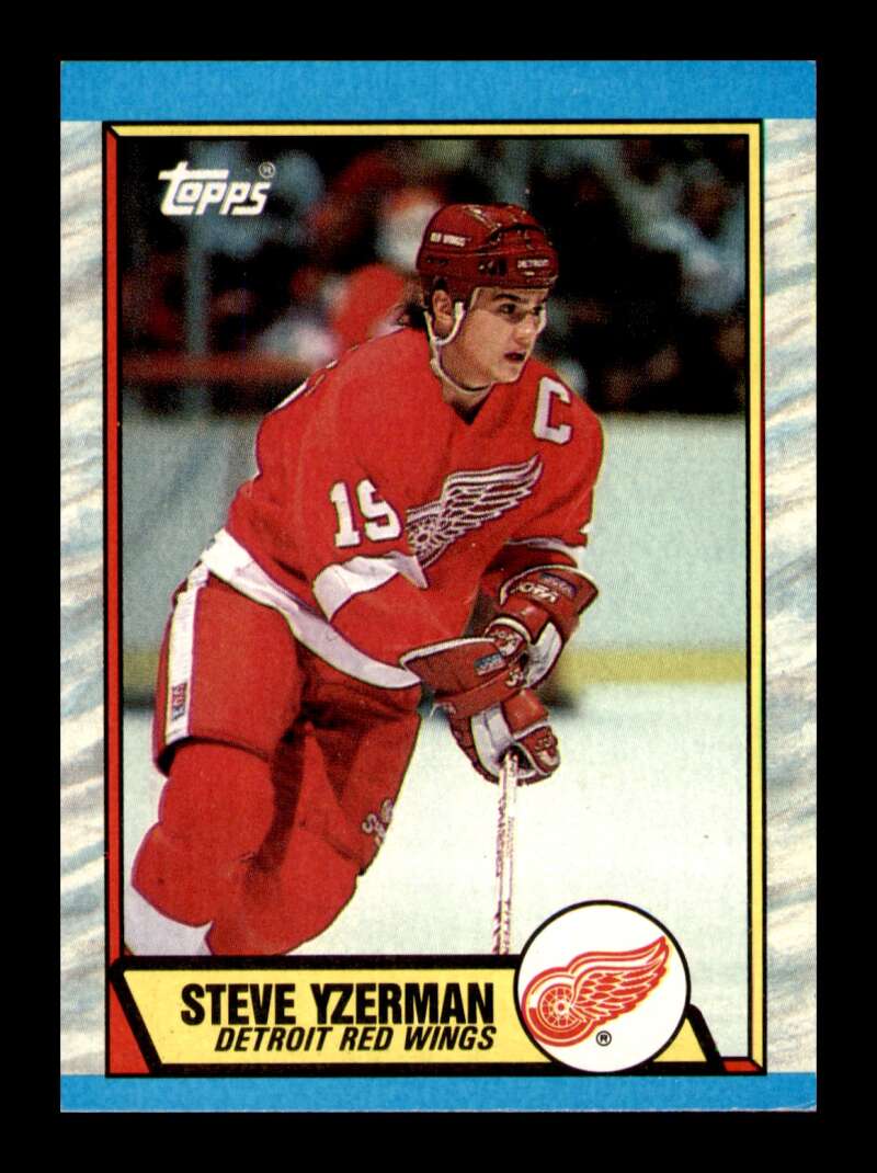 Load image into Gallery viewer, 1989-90 Topps Steve Yzerman #83 Set Break Detroit Red Wings Image 1
