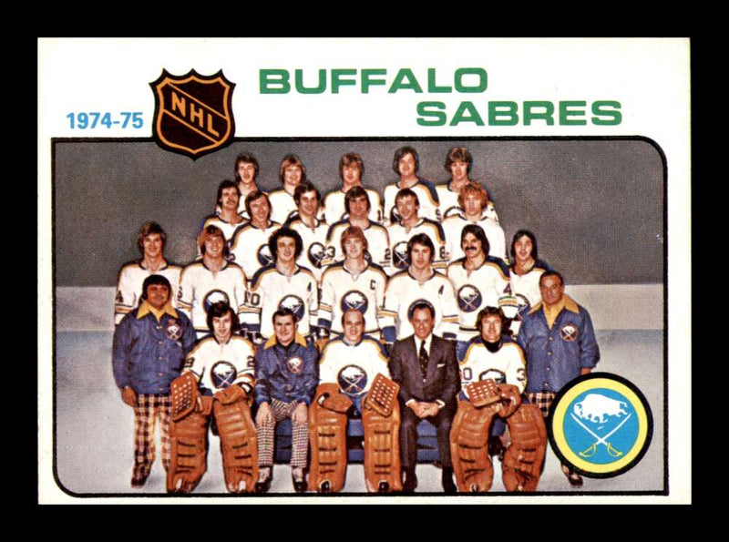 Load image into Gallery viewer, 1975-76 Topps Buffalo Sabres #83 Checklist Unmarked Set Break  Image 1
