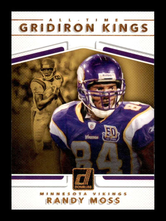 2017 Donruss All Time Gridiron Kings Randy Moss