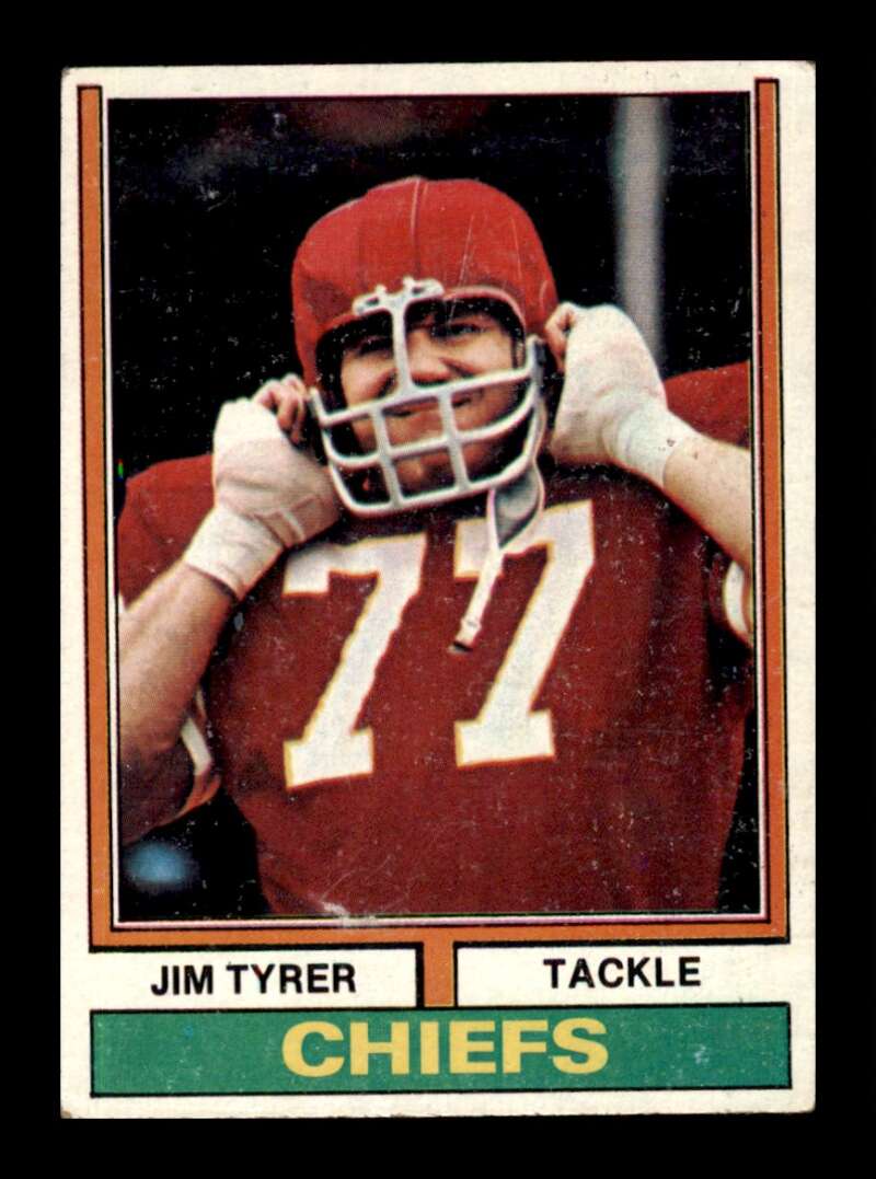 Load image into Gallery viewer, 1974 Topps Jim Tyrer #85 Kansas City Chiefs Image 1
