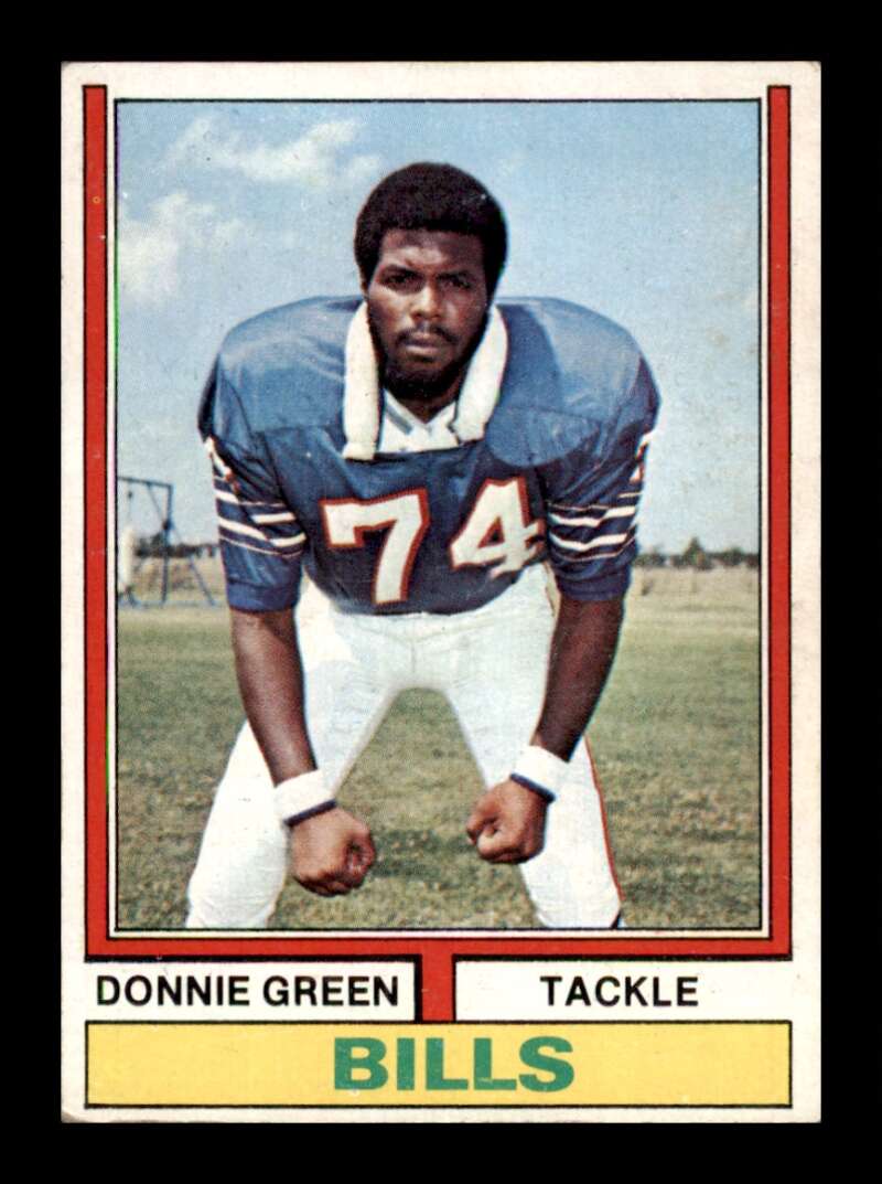 Load image into Gallery viewer, 1974 Topps Donnie Green #27 Buffalo Bills Image 1
