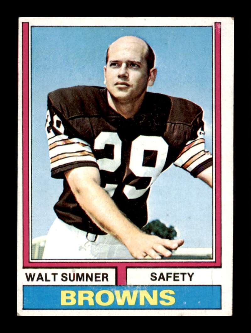 Load image into Gallery viewer, 1974 Topps Walt Sumner #36 Cleveland Browns Image 1
