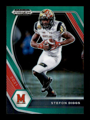 2021 Panini Prizm Draft Green Prizm Stefon Diggs 