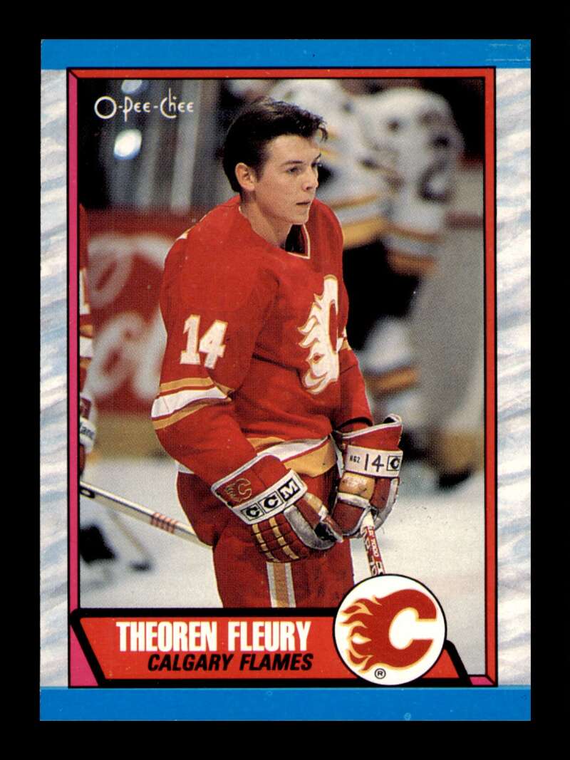 Load image into Gallery viewer, 1989-90 O-Pee-Chee Theo Fleury #232 Rookie RC OPC Calgary Flames Image 1
