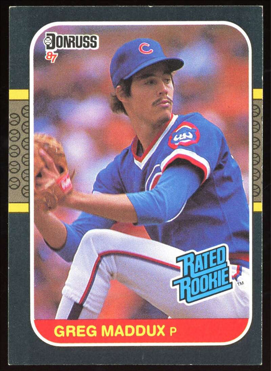  Greg Maddux (Chicago Cubs) 1987 Donruss Baseball #36