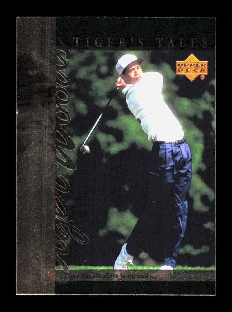 Load image into Gallery viewer, 2001 Upper Deck Tiger&#39;s Tales Tiger Woods #TT4 Rookie RC Image 1
