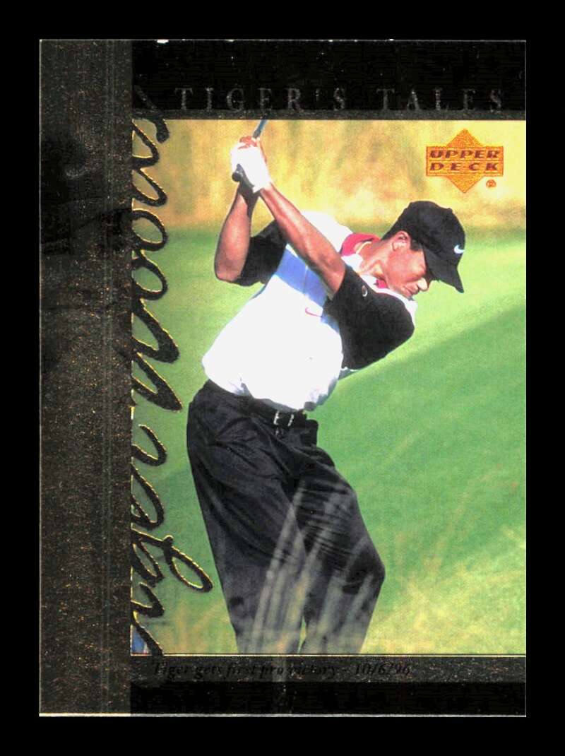 Load image into Gallery viewer, 2001 Upper Deck Tiger&#39;s Tales Tiger Woods #TT13 Rookie RC Image 1
