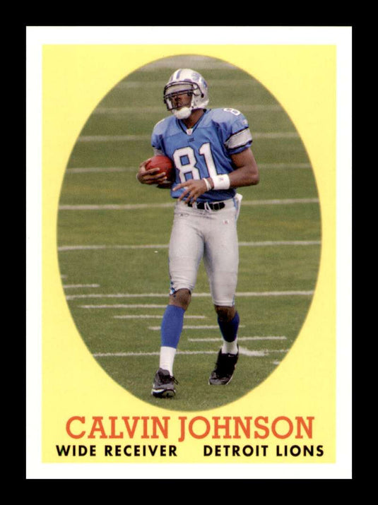 2007 Topps Turn Back The Clock Calvin Johnson