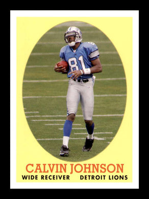 2007 Topps Turn Back The Clock Calvin Johnson 