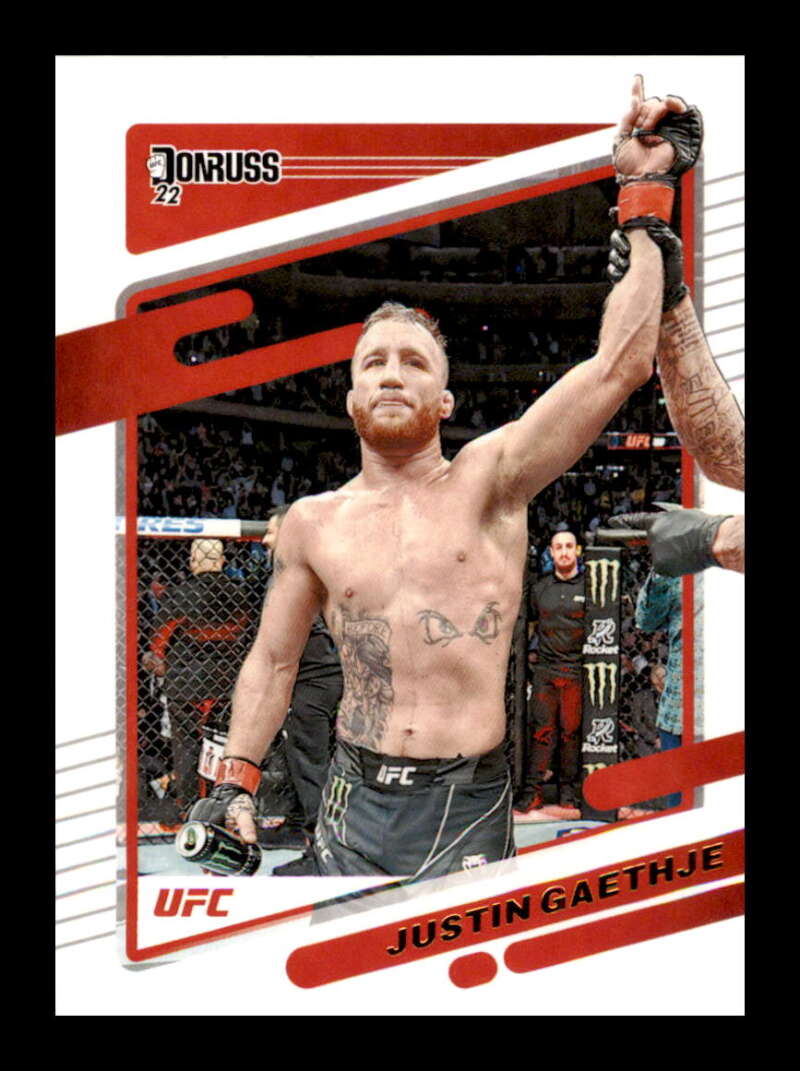 Load image into Gallery viewer, 2022 Donruss Justin Gaethje #62 Lightweight Image 1
