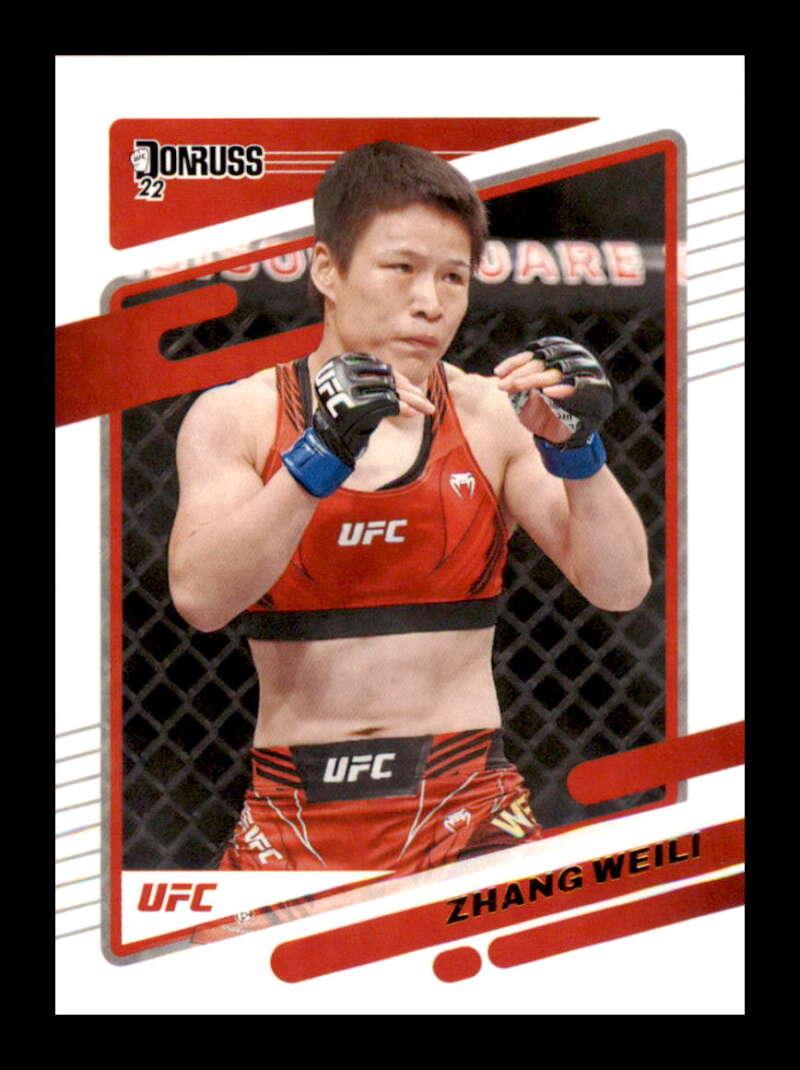 Load image into Gallery viewer, 2022 Donruss Zhang Weili #100 Strawweight Image 1
