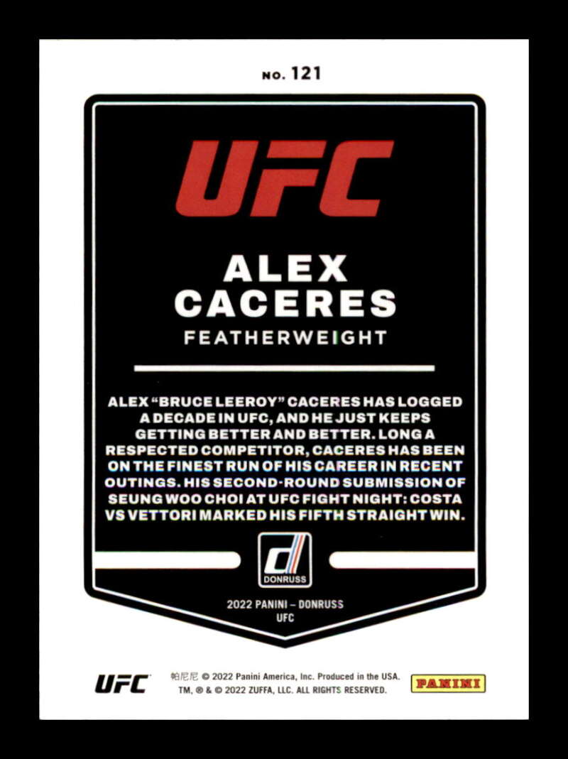 Load image into Gallery viewer, 2022 Donruss Alex Caceres #121 Featherweight Image 2
