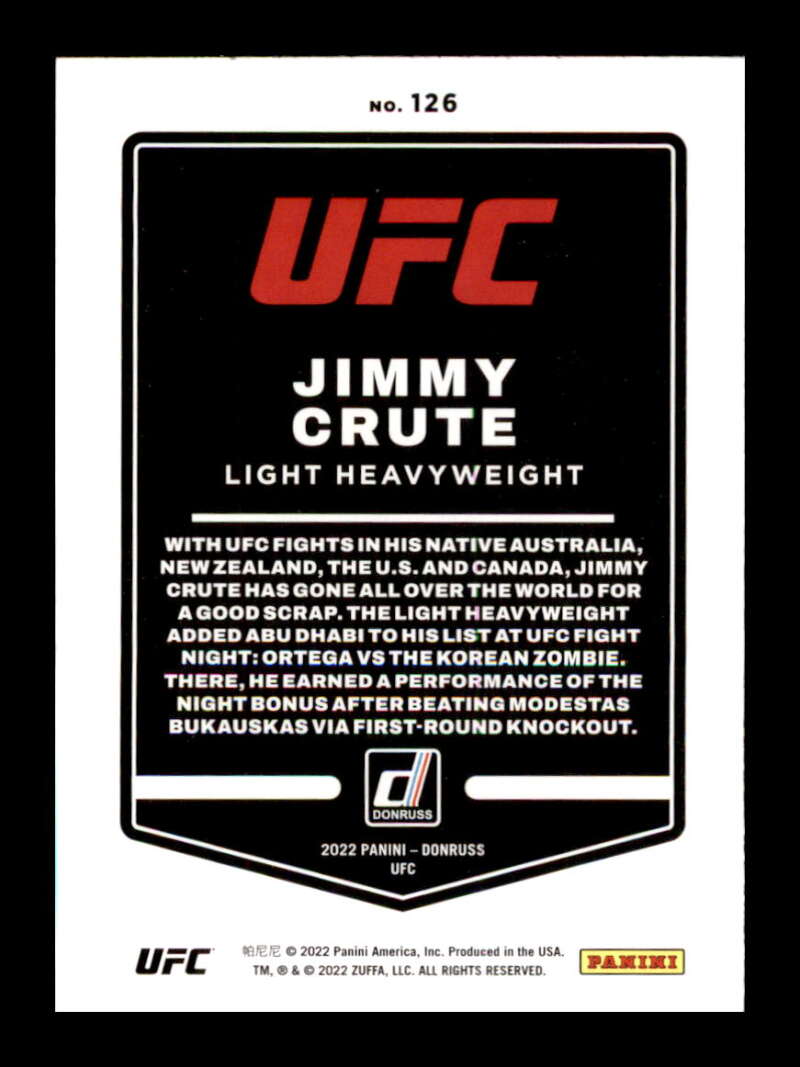 Load image into Gallery viewer, 2022 Donruss Jimmy Crute #126 Light Heavyweight Image 2
