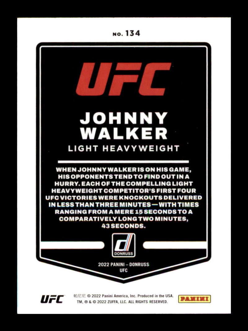 Load image into Gallery viewer, 2022 Donruss Johnny Walker #134 Light Heavyweight Image 2
