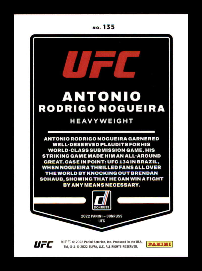 Load image into Gallery viewer, 2022 Donruss Antonio Rodrigo Nogueira #135 Heavyweight Image 2
