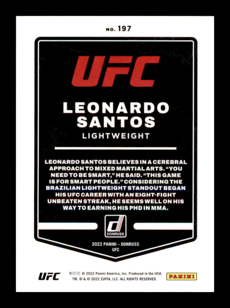 Load image into Gallery viewer, 2022 Donruss Leonardo Santos #197 Lightweight Image 2
