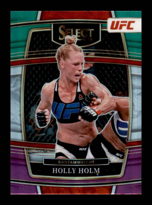 2022 Panini Select UFC Tri Color Prizm Holly Holm 