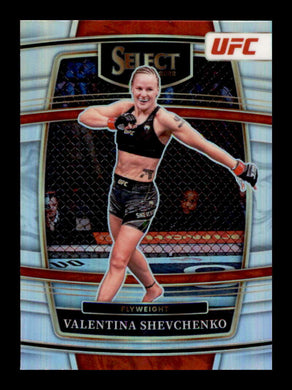 2022 Panini Select UFC Silver Prizm Valentina Shevchenko 
