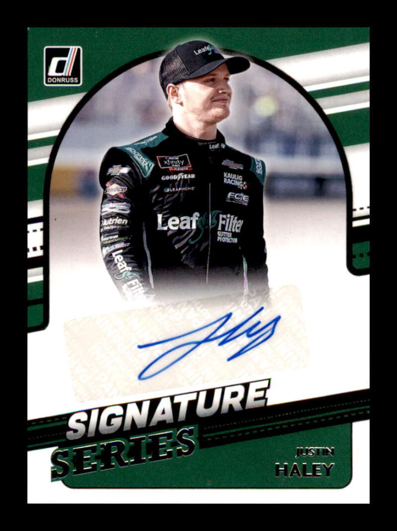 Load image into Gallery viewer, 2022 Donruss Signature Series Justin Haley #SS-JH Auto Autograph  Image 1
