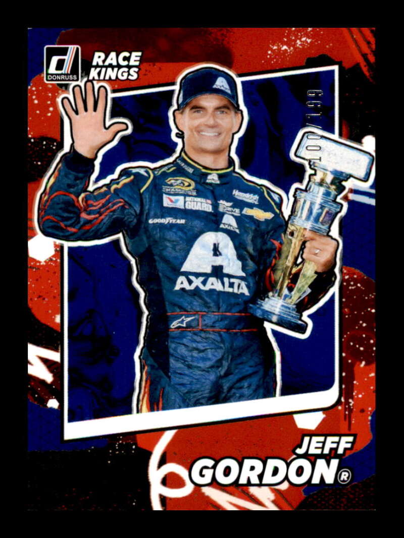 Load image into Gallery viewer, 2022 Donruss Navy Blue Jeff Gordon #3 Race Kings SP /199 Image 1
