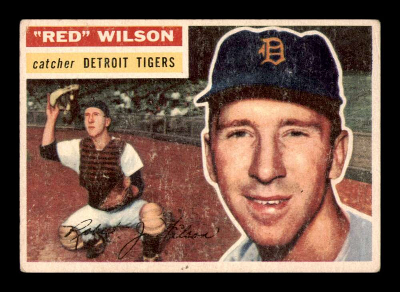 Load image into Gallery viewer, 1956 Topps Red Wilson #92 White Back Set Break Detroit Tigers Image 1
