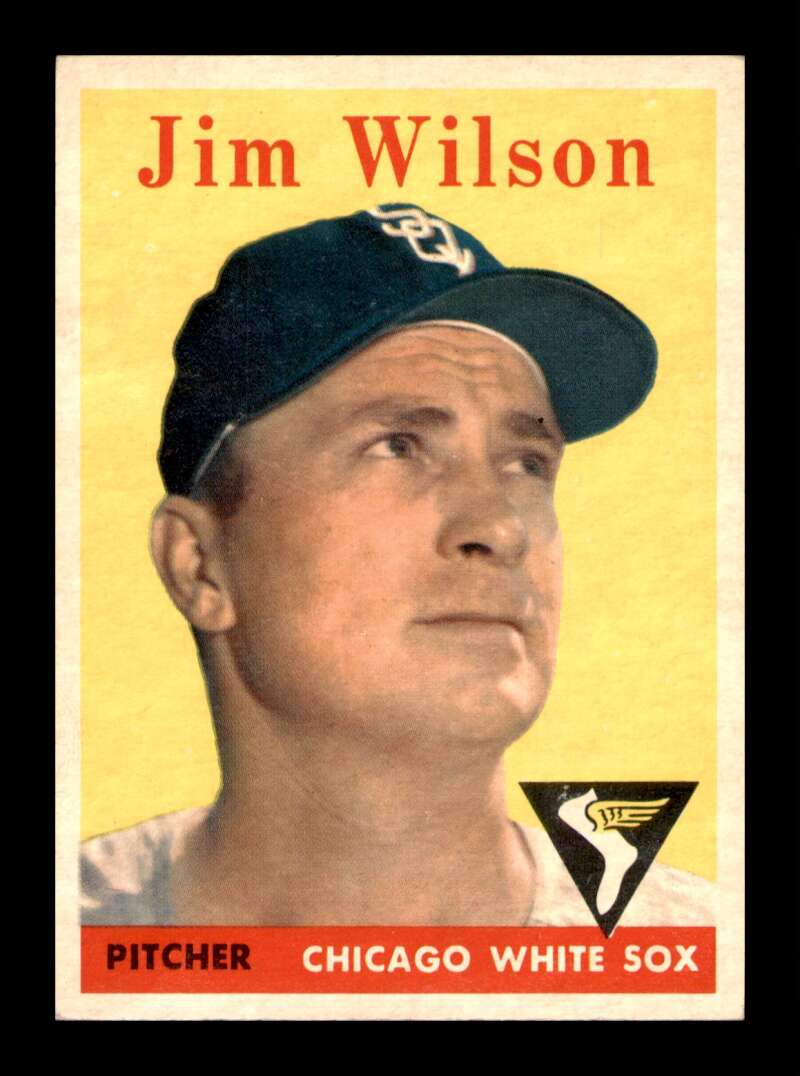 Load image into Gallery viewer, 1958 Topps Jim Wilson #163 Set Break Chicago White Sox Image 1
