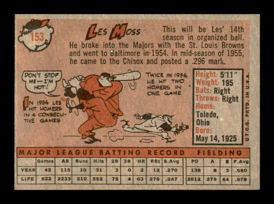 1958 Topps Les Moss