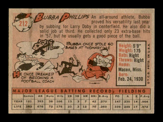 1958 Topps Bubba Phillips