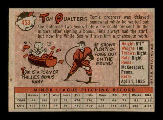 1958 Topps Tom Qualters 