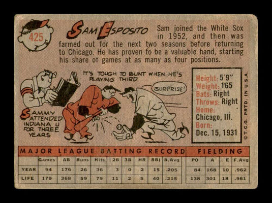 1958 Topps Sam Esposito 