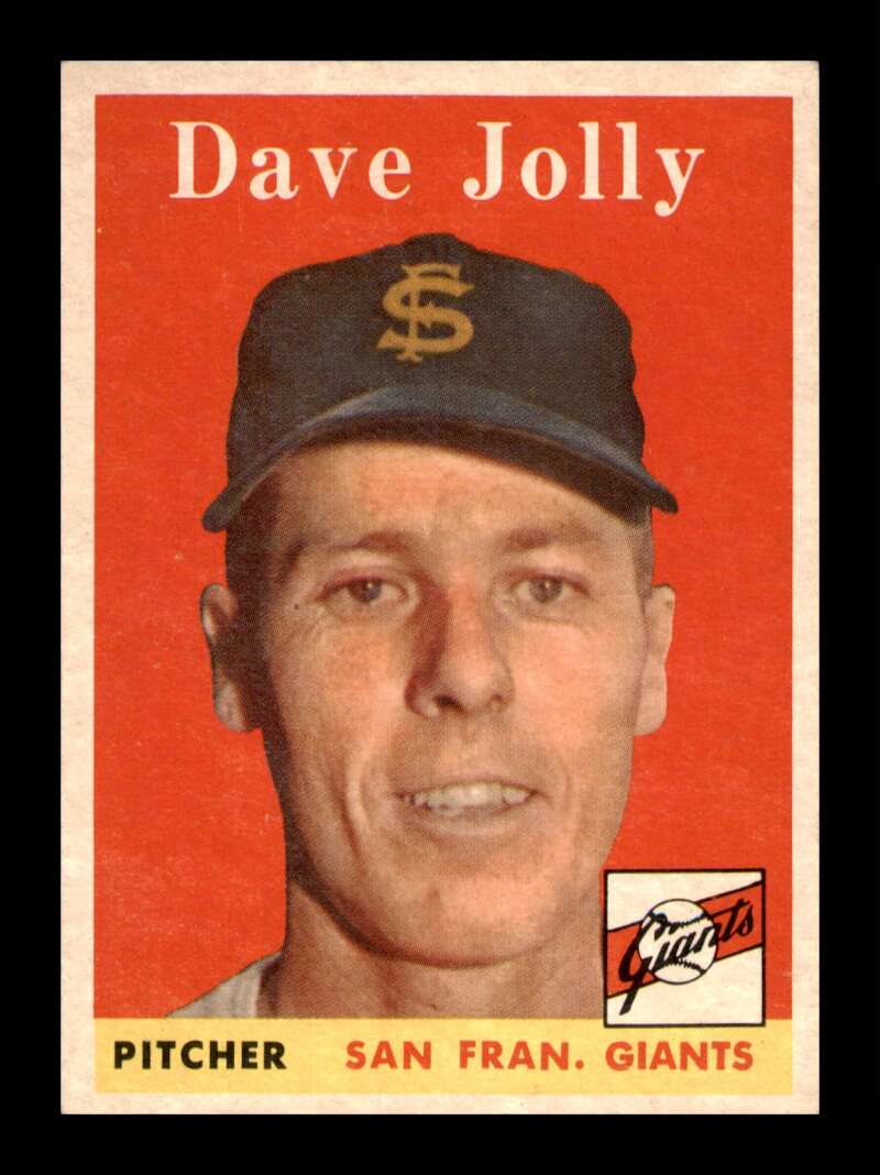 Load image into Gallery viewer, 1958 Topps Dave Jolly #183 Set Break San Francisco Giants Image 1
