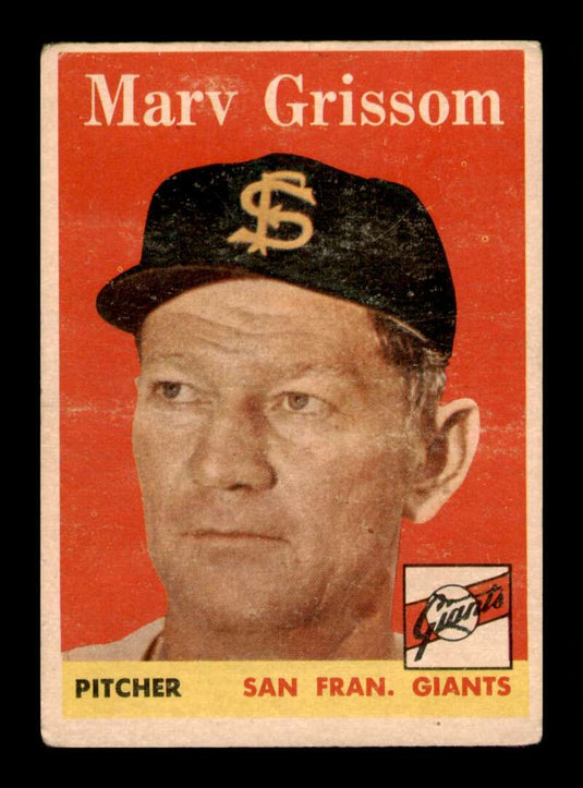 1958 Topps Marv Grissom 