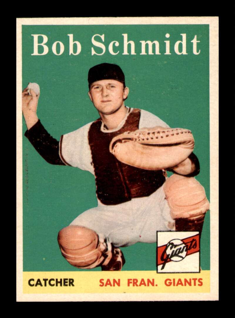 Load image into Gallery viewer, 1958 Topps Bob Schmidt #468 Rookie RC Set Break San Francisco Giants Image 1
