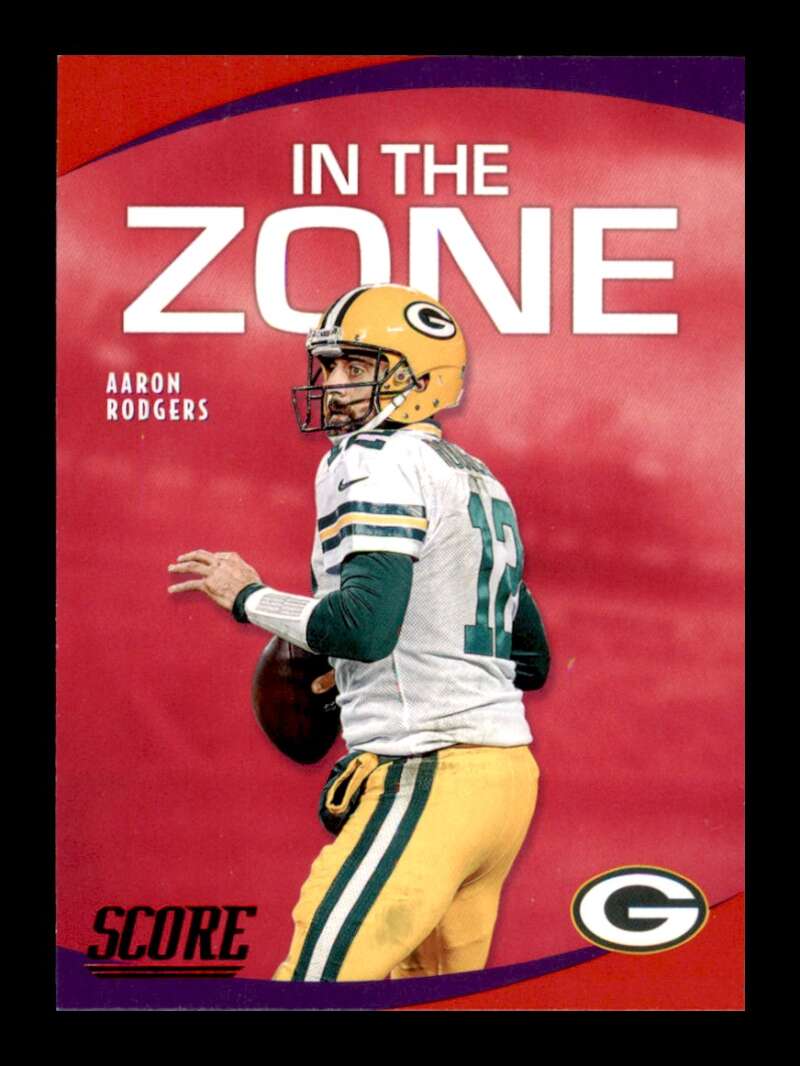 Load image into Gallery viewer, 2020 Score In The Zone Red Aaron Rodgers #IZ-AR Green Bay Packers Image 1
