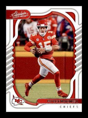 2022 Panini Absolute Patrick Mahomes II 