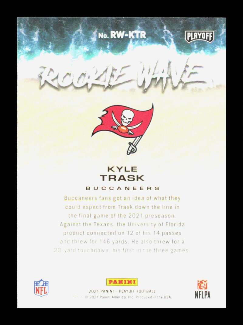 Load image into Gallery viewer, 2021 Panini Playoff Rookie Wave Kyle Trask #RW-KTR Tampa Bay Buccaneers Image 2
