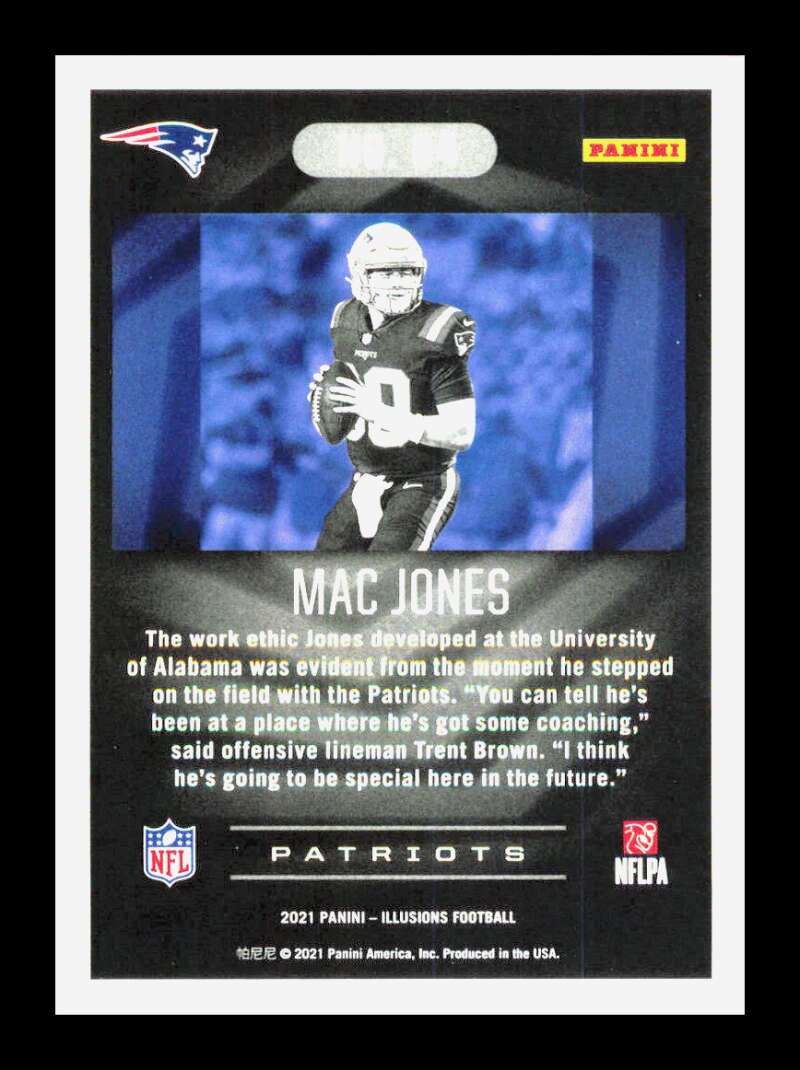 Load image into Gallery viewer, 2021 Panini Illusions Mac Jones #64 Rookie RC New England Patriots Image 2
