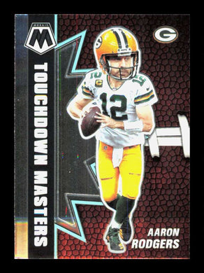 2021 Panini Mosaic Touchdown Masters Aaron Rodgers 