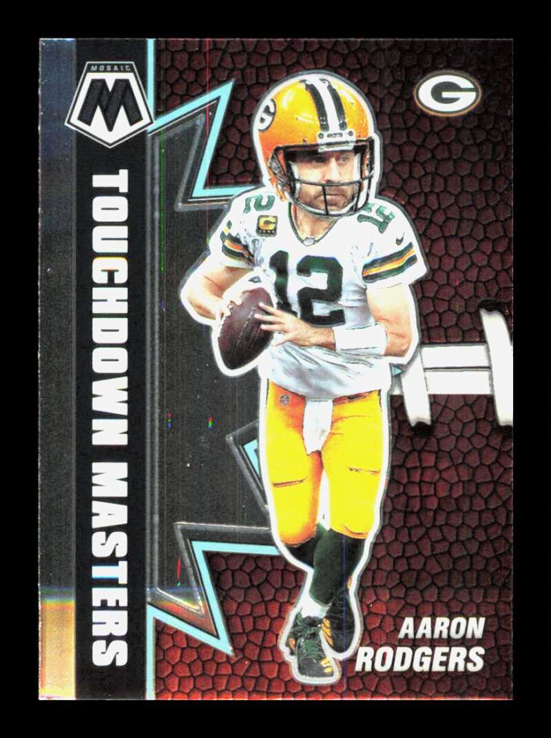 Load image into Gallery viewer, 2021 Panini Mosaic Touchdown Masters Aaron Rodgers #TM-11 Green Bay Packers Image 1
