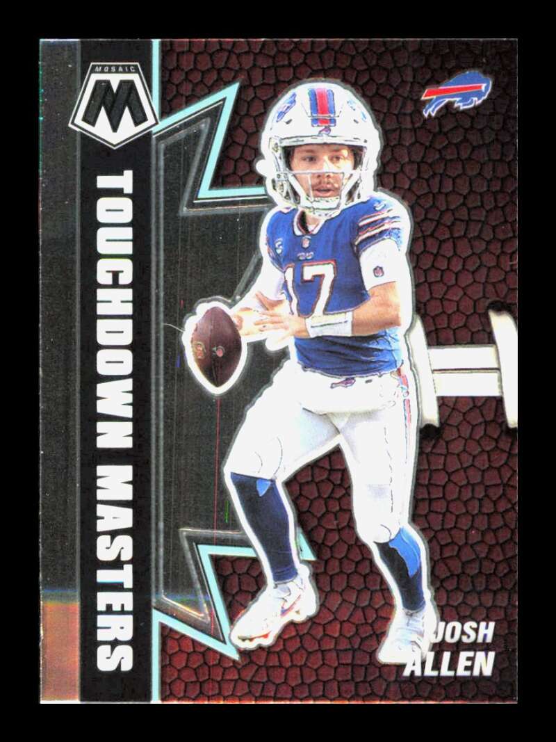 Load image into Gallery viewer, 2021 Panini Mosaic Touchdown Masters Josh Allen #TM-15 Buffalo Bills Image 1
