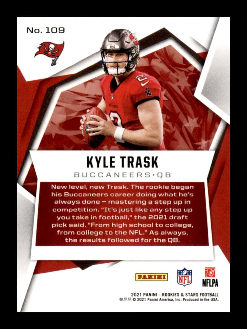 Load image into Gallery viewer, 2021 Panini Rookies &amp; Stars Kyle Trask #109 Rookie RC Tampa Bay Buccanee Image 2
