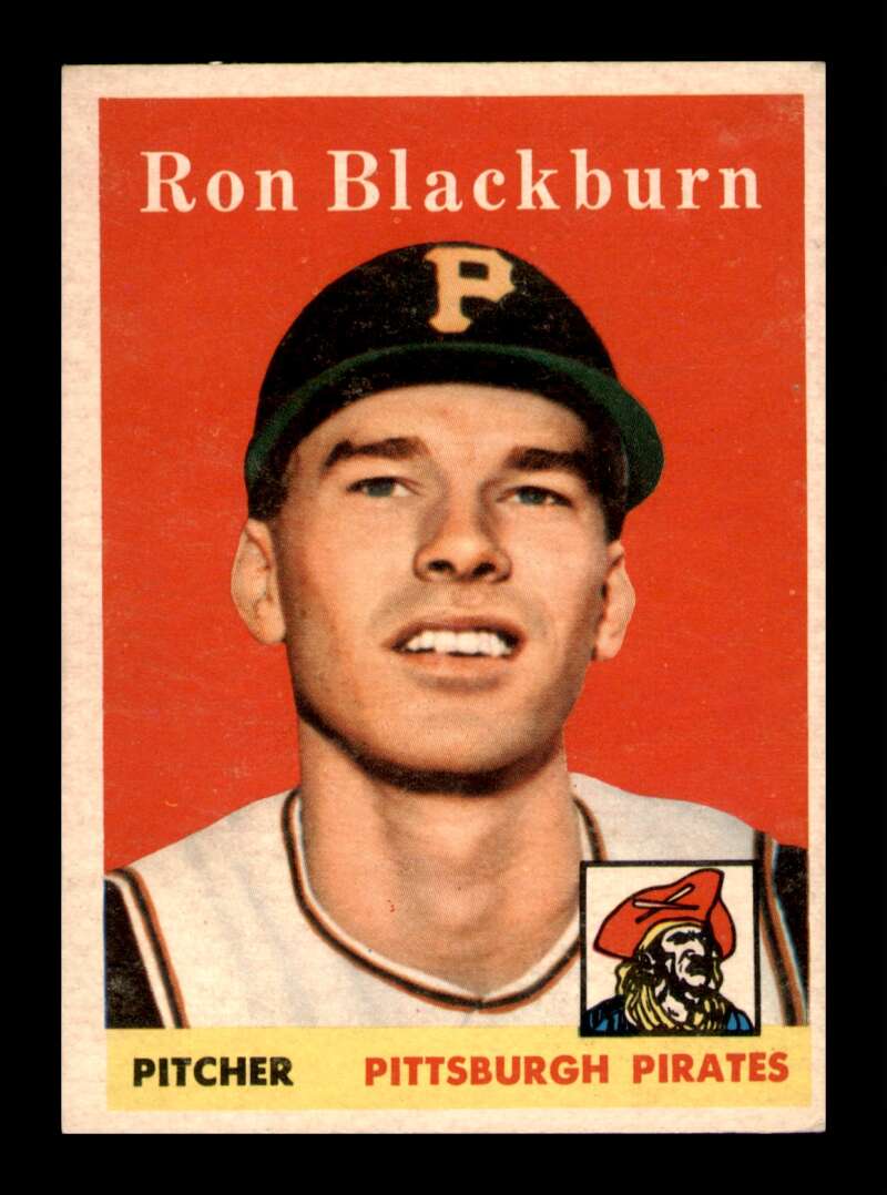 Load image into Gallery viewer, 1958 Topps Ron Blackburn #459 Rookie RC Set Break Pittsburgh Pirates Image 1
