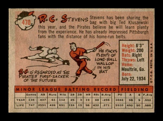 1958 Topps R.C. Stevens 