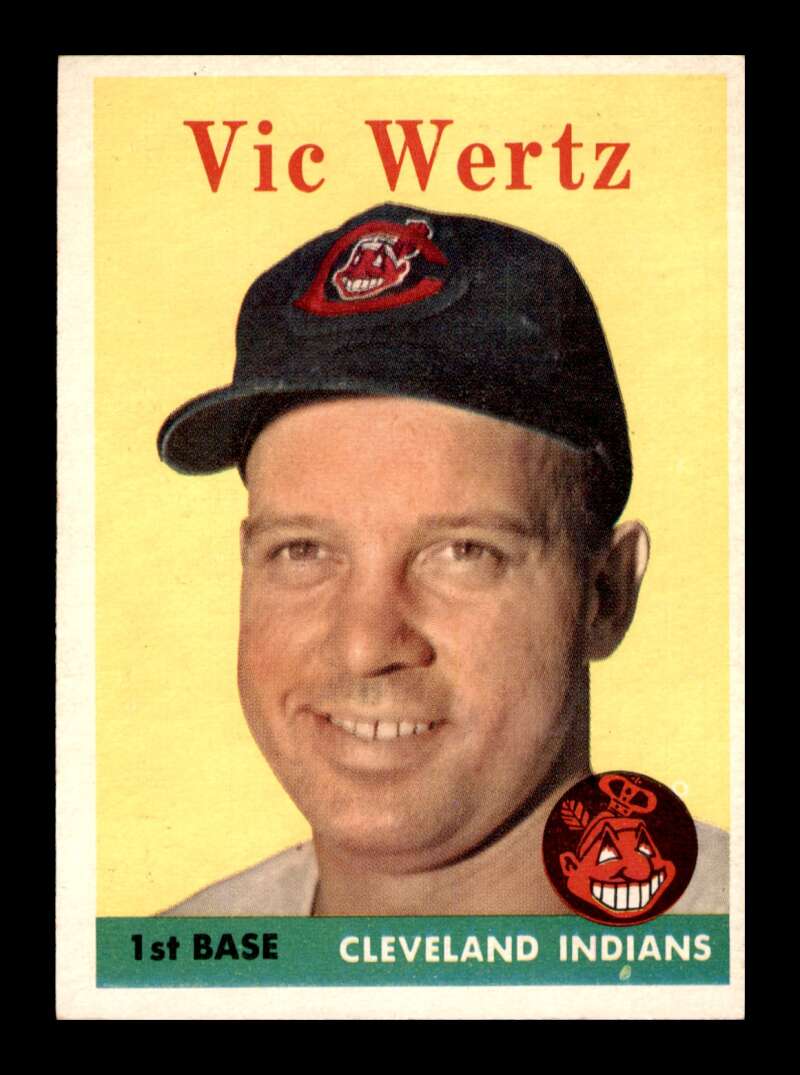 Load image into Gallery viewer, 1958 Topps Vic Wertz #170 Set Break Cleveland Indians Image 1
